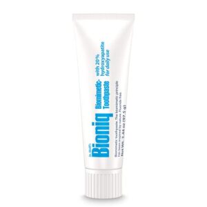 bioniq classic biomimetic toothpaste with 20 percent hydroxyapatite for daily use, 3.44 ounce