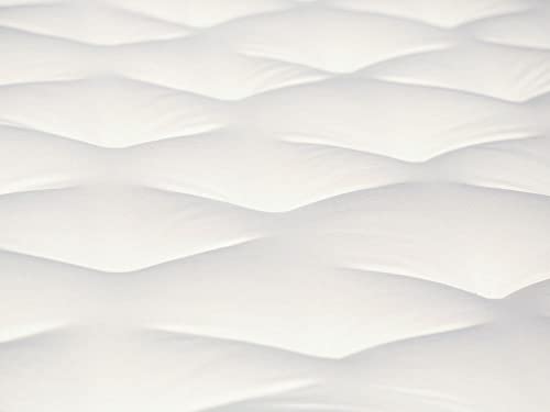 Pure Comfort Natural Cotton Mattress - Medium Firm - Wool & Individually Pocketed Micro Coils - Twin