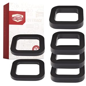 6 pack - multiple size combination，2 inch hitch receiver silencer pad - compatible with most 2 inch trailer hitch receiver