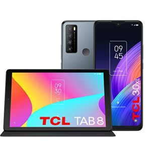 tcl 30xl |2022| unlocked cell phone & tcl tab 8 wi-fi android tablet, 8 inch hd display