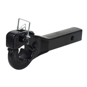 reysun tow hitch 864217 pintle hitch hook with 2 inch solid shank, 10000lbs capacity 5 ton