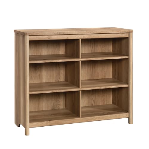 Sauder Dover Edge Cubby Storage Bookcase/Pantry cabinets, Timber Oak Finish