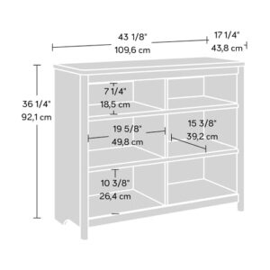 Sauder Dover Edge Cubby Storage Bookcase/Pantry cabinets, Timber Oak Finish