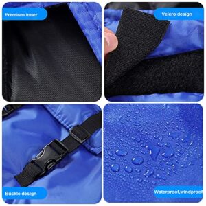 Calf Warm Clothes Calf Saver Coat Blanket for Keep Cow Warming Thickened Belly Protection Windproof Large Size Blue(70-130KG) (Large)