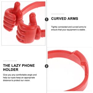 6Pcs Phone Holder Thumbs Up Phone Stand Portable Mobile Phone Holder Mobile Stand Novelty Fun Phone Stand Lazy Phone Holder for Kids Cell Phone Phone 6 Colors
