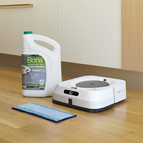 iRobot Braava Jet Hard Surface Cleaning Solution, Compatible with All Braava Robot Mops - Bona, Clear