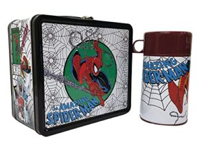 surreal entertainment marvel spider-man tin titans px lunchbox
