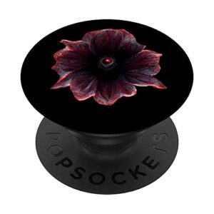 Red Space Flower With Purple - Cool Graphic Design PopSockets Swappable PopGrip