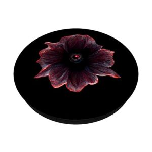 Red Space Flower With Purple - Cool Graphic Design PopSockets Swappable PopGrip