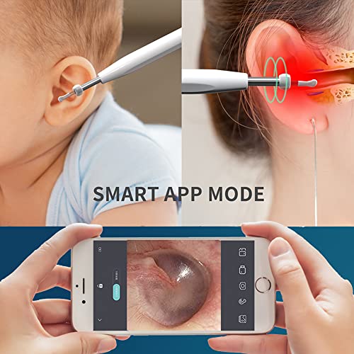 Earwax Removal with Camera 1080P HD Camera Otoscope Ear Camera and Wax Remover Ear Cleaning Kit Ear Wax Removers Wireless Ear Cleaner USB Digital Microscope Earwax Pick Accessories for Adults Baby