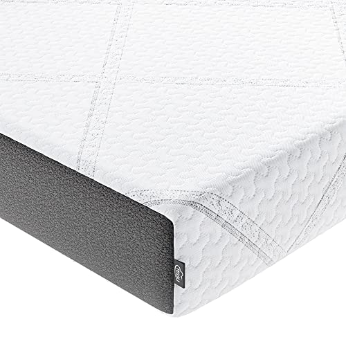 TeQsli Memory Foam Queen Mattress, 6 inch Cool Gel Foam Mattress Queen Bed, Mattress in A Box, Medium Firm Feel, Made in USA (TMA06Q-US)