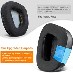 SOULWIT Cooling-Gel Earpads Replacement for Turtle Beach Stealth 600 Gen 2/600 Gen2 USB/600 Gen 2 MAX Wireless Gaming Headset, Ear Pads Cushions with Noise Isolation Foam