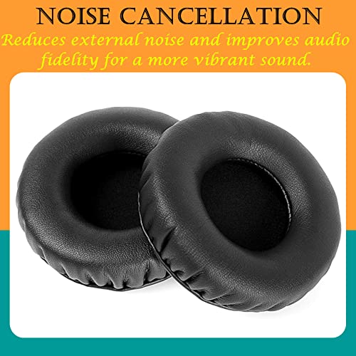 TaiZiChangQin PC 960 Ear Pads Ear Cushions Mic Foam Kit Replacement Compatible with Logitech PC Headset 960 USB ( Protein Leather Earpads )