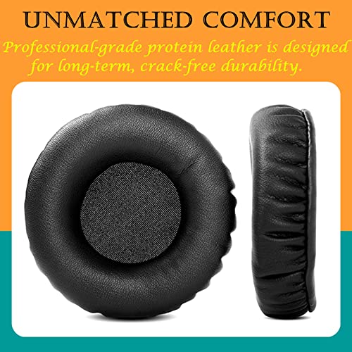 TaiZiChangQin PC 960 Ear Pads Ear Cushions Mic Foam Kit Replacement Compatible with Logitech PC Headset 960 USB ( Protein Leather Earpads )