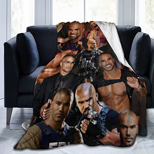 Shemar Moore Collage Blanket Ultra-Soft Micro Fleece Blanket Warm Cozy Plush Bed Blanket Lightweight Sofa Throw Blanket