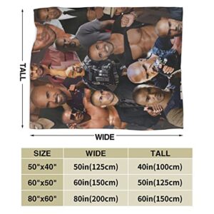 Shemar Moore Collage Blanket Ultra-Soft Micro Fleece Blanket Warm Cozy Plush Bed Blanket Lightweight Sofa Throw Blanket