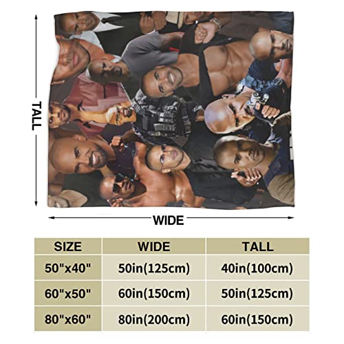 Shemar Moore Collage Blanket Ultra-Soft Micro Fleece Blanket Warm Cozy Plush Bed Blanket Lightweight Sofa Throw Blanket