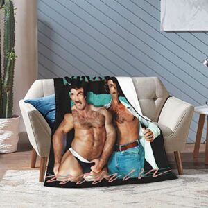 Tom Selleck Blanket Ultra-Soft Micro Fleece Blanket Warm Cozy Plush Bed Blanket Lightweight Sofa Throw Blanket