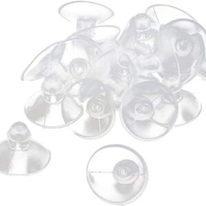 TANGMENGXI 20PCS 18mm/0.7" Furniture Desk Glass Transparent Anti-Collision Suction Cups Sucker Hanger Pads for Glass Plastic Without Hooks