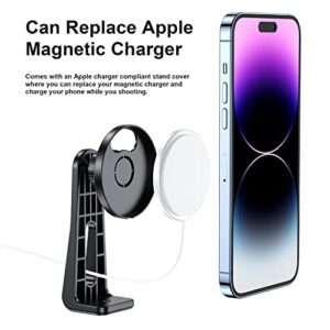 UBeesize Magnetic Tripod Mount Adapter,Universal Phone Tripod Mount for Fill Light Tripod,iPhone Tripod Holder for Magsafe iPhone 14 13 12 Pro Max Plus, MagSafe Case & All Phones