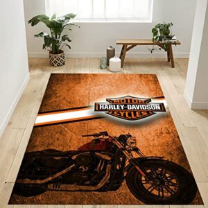 harley rug, motorcycle rug, biker rug, motorcycle carpet, best rug for biker