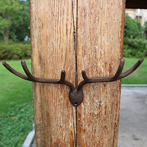 TGSEJTO Multi-Purpose Cute Little Antler Hook Porch Key Hook Clothes Home Decoration Hook Coat Hooks