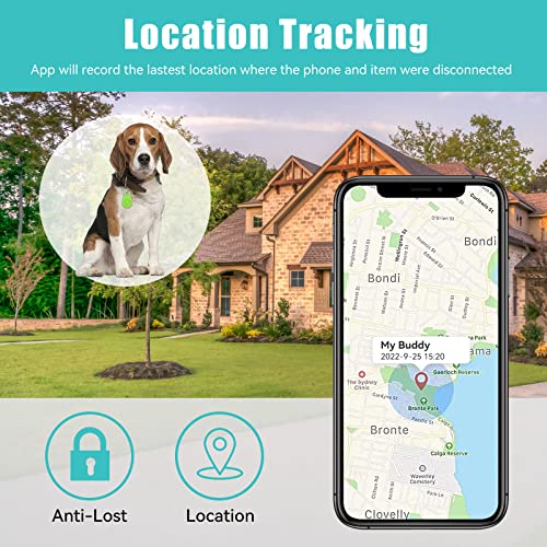 [4 Pack] Item Tracker Bluetooth Tracker Key Finder Item Locator for Kid Pet Keys Wallet All Your Things