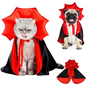 dog cape costume halloween pet cat clothes cloak funny costume dog witch clothes halloween costumes for small medium large dogs cats puppy, funny dog cosplay dress mantle apparel