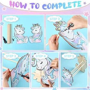 Unicorn Girls Headband Holder Hair Hoop Headband Organizer Girls Hair Accessories Organizer DIY Headband Display Stand Headband Storage Hairband Rack Holder Home Room Decors for Kids