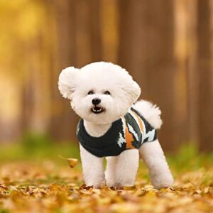 Dog Sweater Vest Turtleneck Dogs Knitted Sweatshirt, Warm Dog Knitwear Clothes Soft Winter Apparel for Girl Boy Dogs, Cozy Doggie Cold Weather Knit Shirt Vest Holiday Costumes (Small)