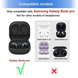Premium Memory Foam Tips Replacement for Samsung Galaxy Buds pro. No Silicone Eartips Pain.odesoy pro Ear Tips Fit in The Charging Case, (S/M/L, Black,3 Pairs)