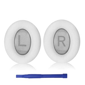 aiivioll- replacement earpads/pad/pad set/ear cushion compatible with bose soundbar 700 noise cancelling headphones (white)