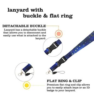 Phone Detachable Lanyard Van Gogh Starry Night Premium Neck Strap with Phone Pads for Most Smartphones Case Keys ID Card Holder for Women Men Adult (05)