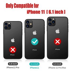 Battery Case for iPhone 11, 7000mAh Rechargeable Portable Power Charging Case for iPhone 11 (6.1 inch) Battery Pack Protective Charger Case (Black)