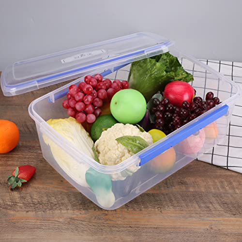 BESTonZON 2pcs Food-grade Travel Bento Snack Temperature Reusable Saver with Pp Sealing Home Easy Veggie Leak Keeper Fruits Storage Prep Take Refrigerator Containers Dishwasher