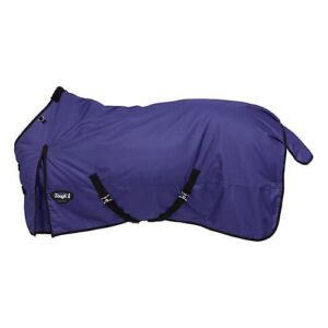 tough 1 basics 600d waterproof poly turnout blanket purple 75