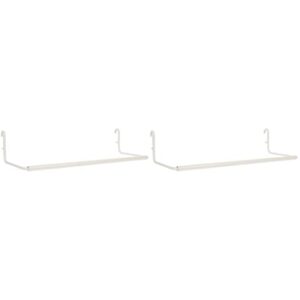 cabilock 2pcs organizer hooks hanging multifunctional kitchen continuous bathroom white laundry extendable: workshop accessory toilet holder room pegboard organization stainless extendable