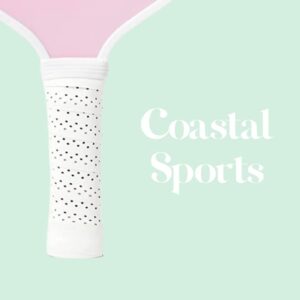 Coastal Sports Pickleball Paddle | USAPA Approved | Graphite Face & Honeycomb Polymer Core | Premium Grip | Lightweight (Pink)