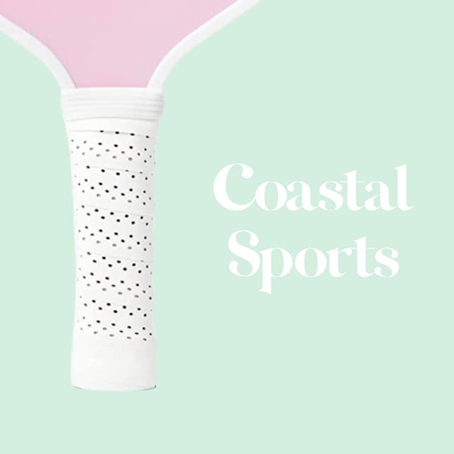 Coastal Sports Pickleball Paddle | USAPA Approved | Graphite Face & Honeycomb Polymer Core | Premium Grip | Lightweight (Pink)