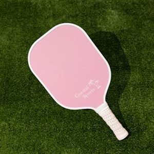 Coastal Sports Pickleball Paddle | USAPA Approved | Graphite Face & Honeycomb Polymer Core | Premium Grip | Lightweight (Pink)