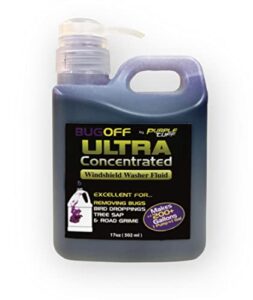 bugoff windshield washer fluid ultra-concentrated (professional 200+ gallons)
