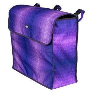 tough 1 blanket storage bag chevron purple