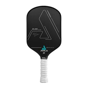 joola ben johns hyperion cgs 16mm pickleball paddle - textured carbon grip surface technology for spin & control with added power - polypropylene honeycomb core pickleball racket