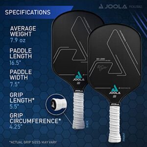 JOOLA Ben Johns Hyperion CGS 16mm Pickleball Paddle - Textured Carbon Grip Surface Technology for Spin & Control with Added Power - Polypropylene Honeycomb Core Pickleball Racket