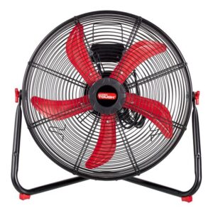 Hyper Tough Sealed Motor Drum Fan with Wall Mount 3-Speed Metal Construction Pivoting Head 20-Inches, Great for Office and Home SFDE-500B3-1 (Renewed)