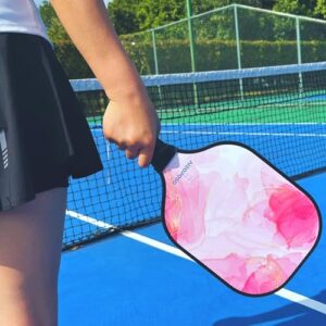 Aieoposo Pickleball Paddles, Pickleball Gift, Fiberglass Pickleball Rackets, Wristbands and Pickleball Cover - Indoor & Outdoor Pickleball Set for Beginners & Intermediate Players