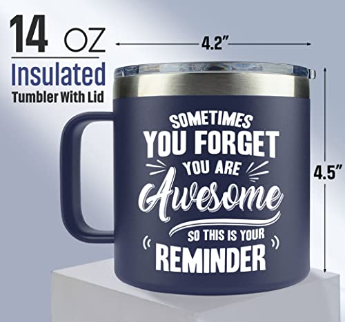 Birthday Gifts For Men, Dad - Gifts For Men, Dad - 14 Oz Mug Stainless Steel Mens Gifts, Gifts For Men Unique - Inspirational, Congratulations Funny, Gifts For Men, Dad, Husband, Coworker, Employee