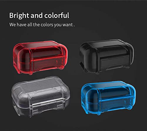 FEDAI Earphone Case, ABS Resin Hard Storage Box Multifunction Protective Case for Earphone, Earbud, in-Ear Monitor Eartip(Black)