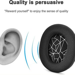 Arctis 9X Replacement Earpads Printing Mesh Ear Cushions for SteelSeries Arctis 1/3/5/7/9 Arctis Pro Arctis 9X Headphones Noise Canceling Headset Ear Pads Earmuff Repair Parts (Black+White)