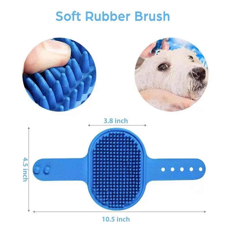 Dog Paw Cleaner for Large Dogs (with 3 Towels & Dog Bath Brush), Dog Paw Washer, Paw Buddy Muddy Paw Cleaner, Pet Foot Cleaner